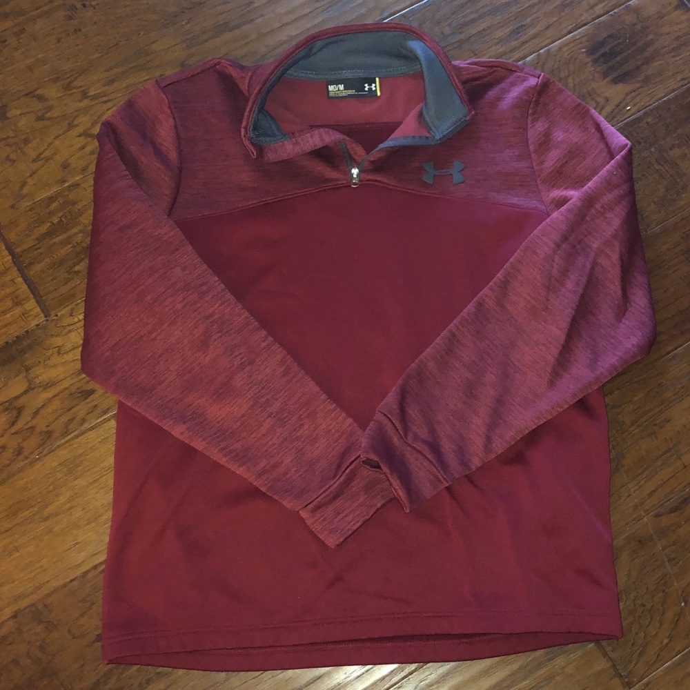 Dark Red Under Amour Pullover